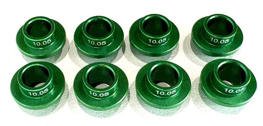 Racera Bearing Spacers for Inline Wheels 10.05mm spacing - Set of 8