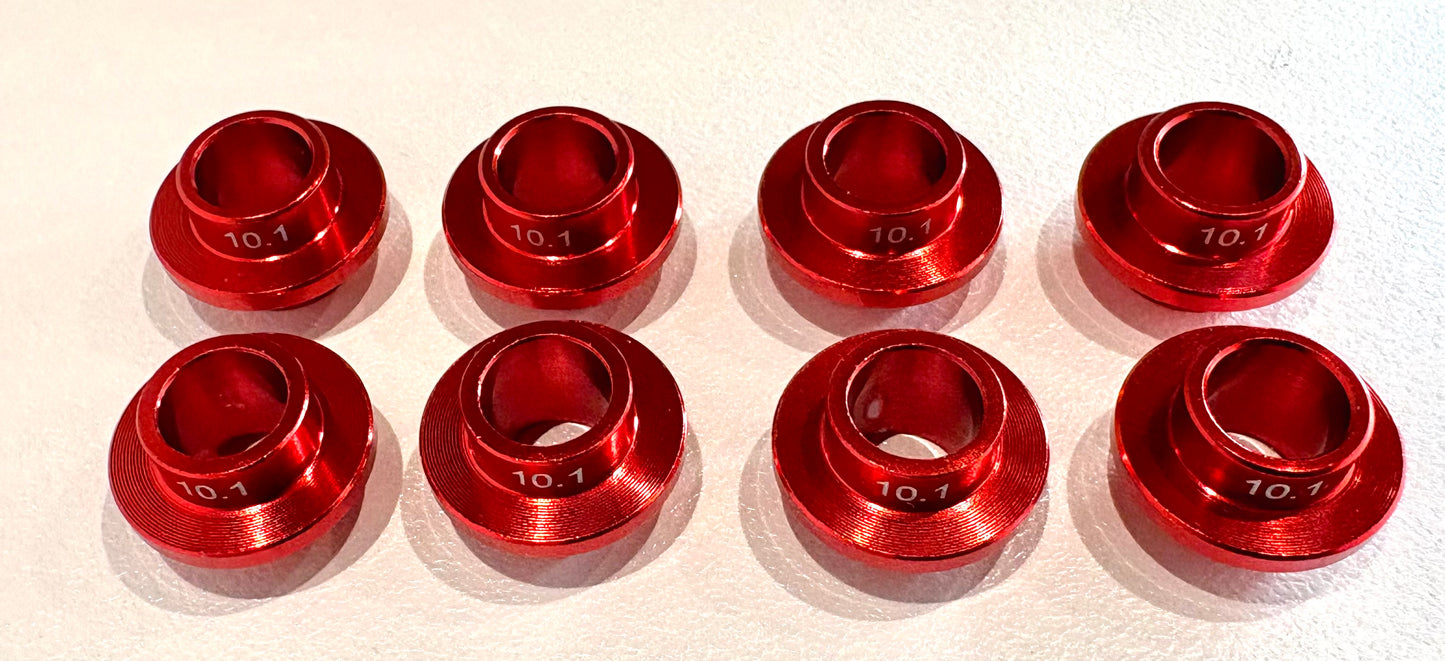 Racera Bearing Spacers for Inline Wheels 10.10mm spacing - Set of 8