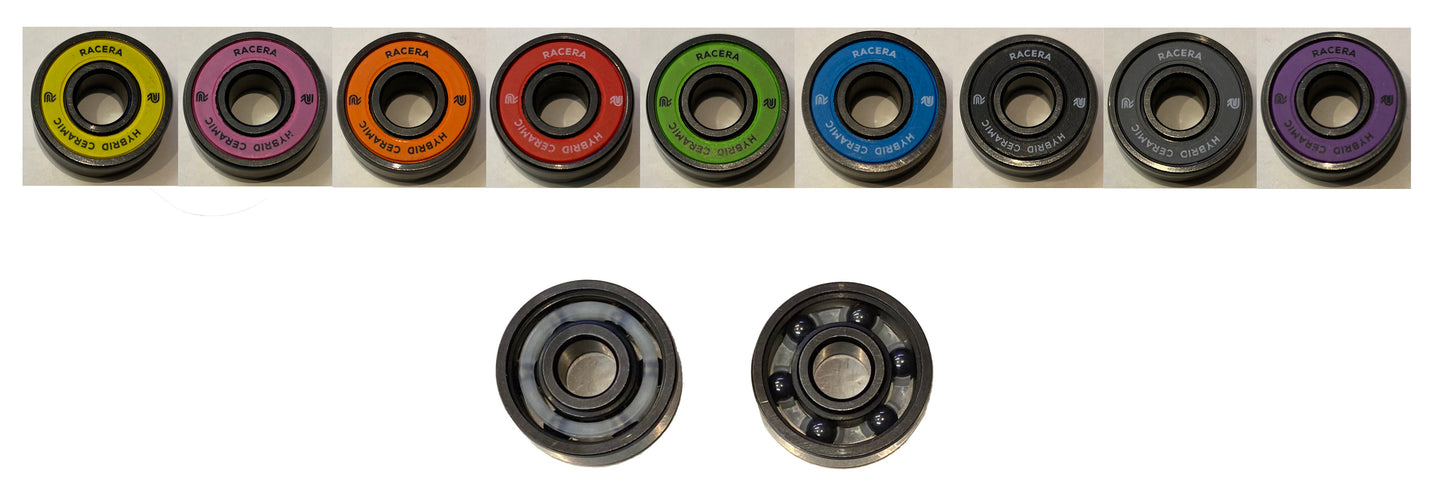 Racera Panther 7 Hybrid Ceramic Skate Bearings (set of 16)