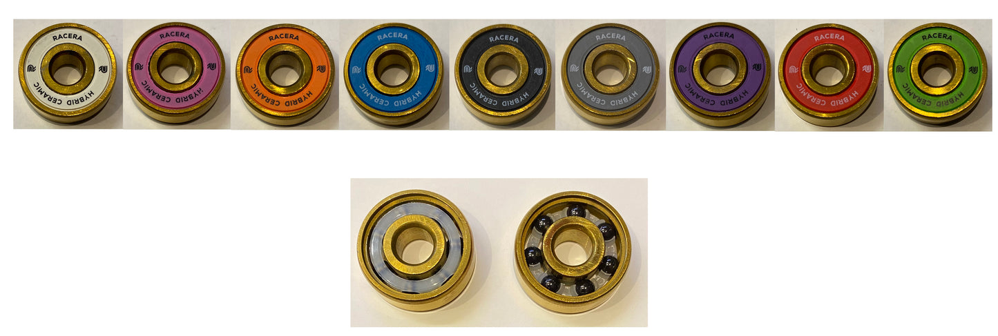 Racera Jaguar 7 Hybrid Ceramic Skate Bearings (set of 16)