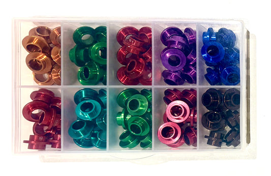 Racera Bearing Spacer Kit for Inline Wheels Various Sizes - Set of 80